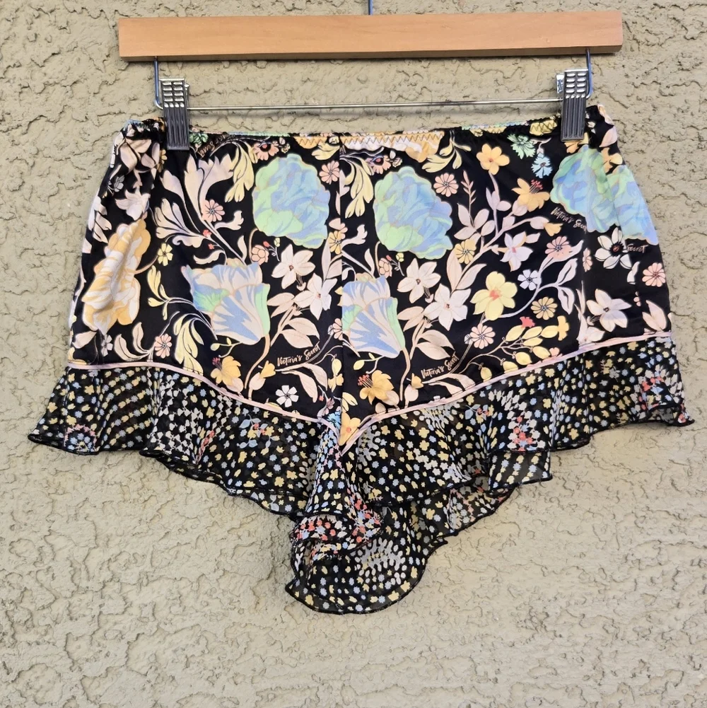 Victoria's Secret Floral Satin Shorts